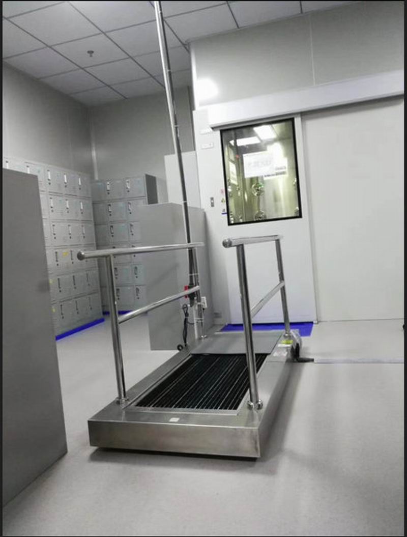 一站式智能鞋底清洁入口
