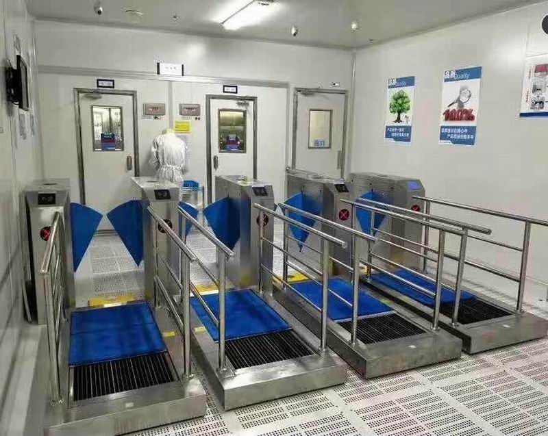 一站式智能鞋底清洁入口